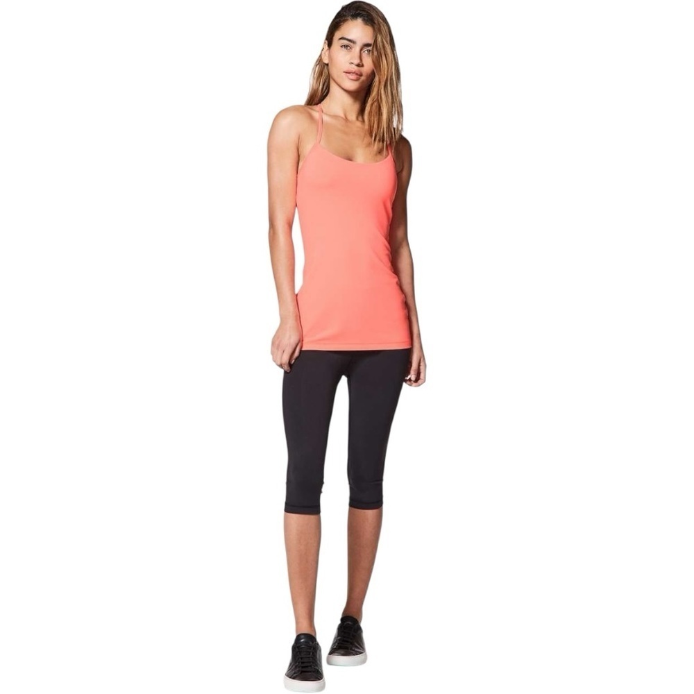 Lululemon Athletica Power Pose Tank Pink Coral Small Medium